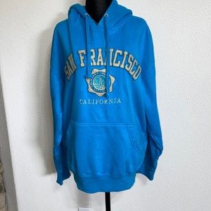 OBSI- Blue & Tan San Francisco Sweatshirt
